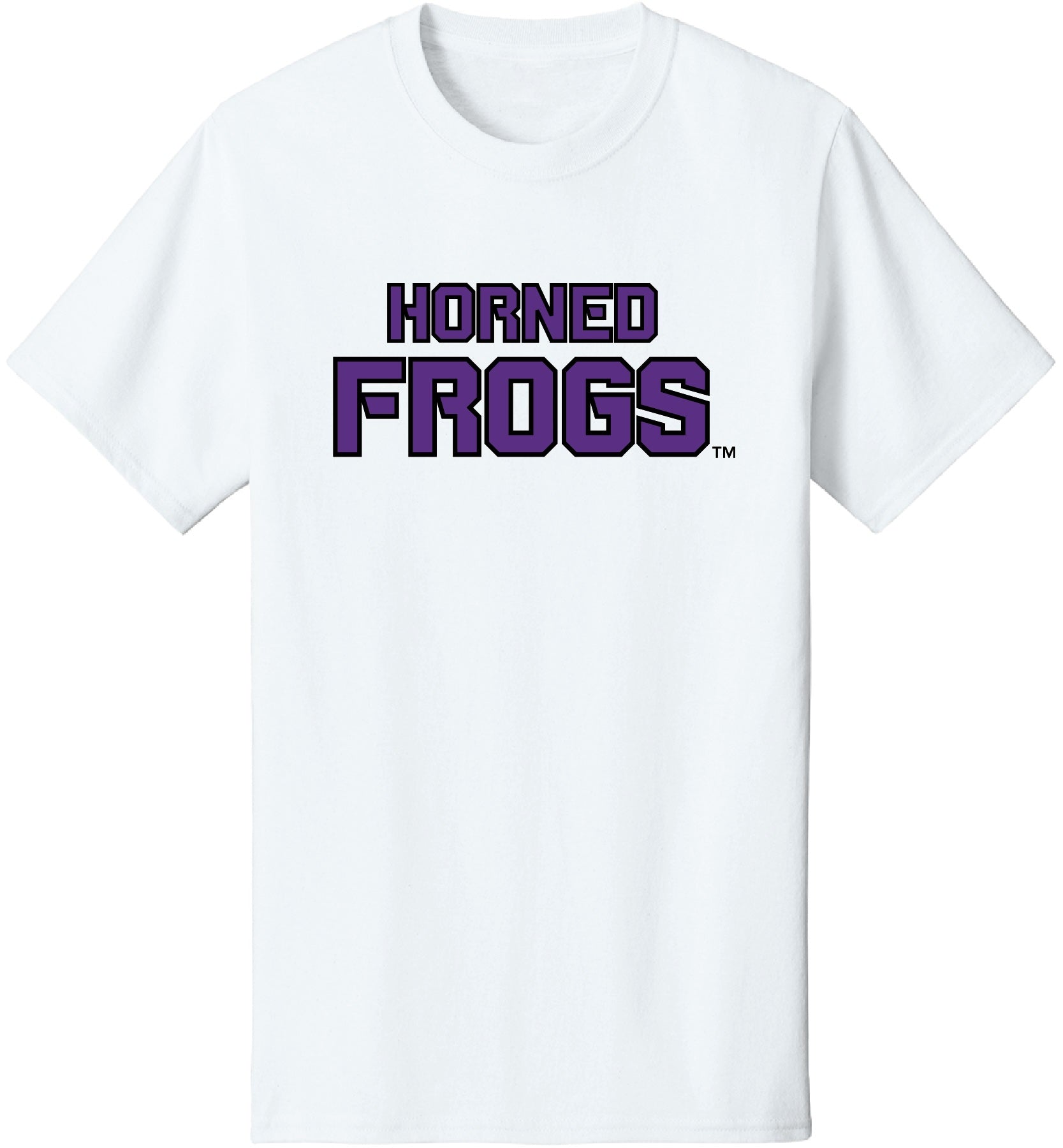 TCU Horned Frogs Block Text T-Shirt