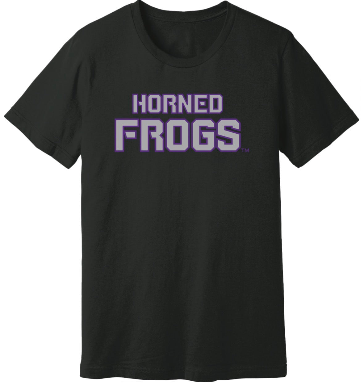 TCU Horned Frogs Block Text T-Shirt