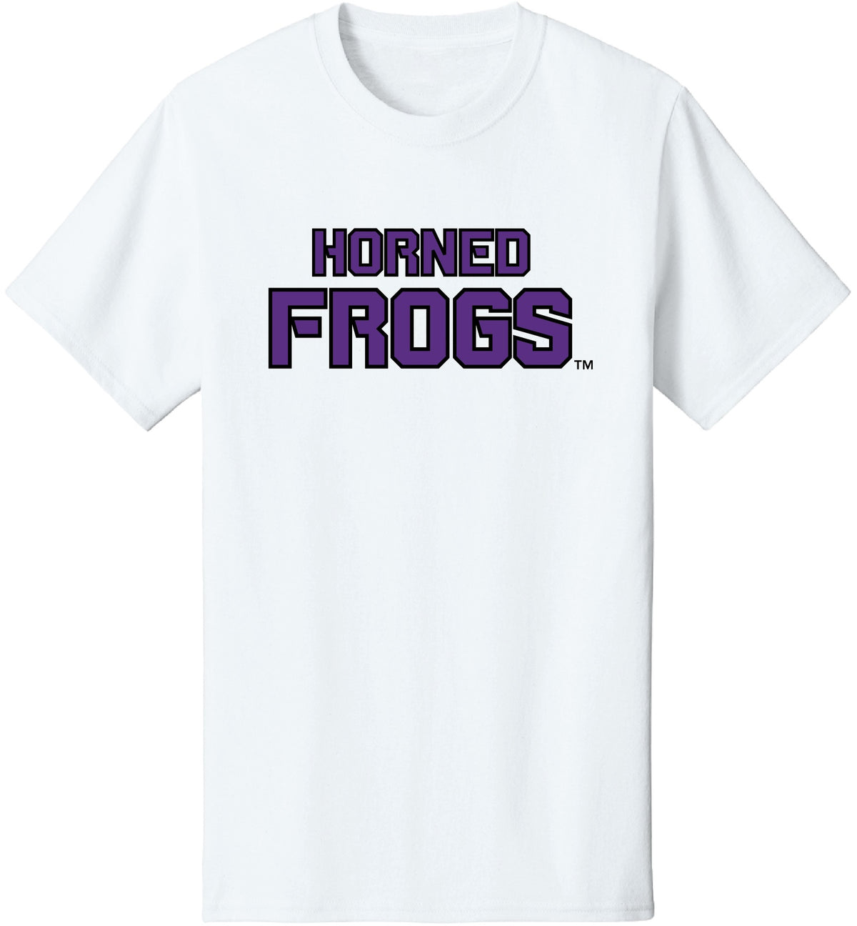 TCU Horned Frogs Block Text T-Shirt