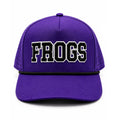 Purple Frog Block Trucker Hat